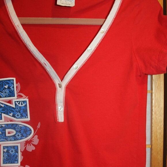 Cleveland Indians Sm Hawaiian V-Neck Tee - Picture 6 of 16